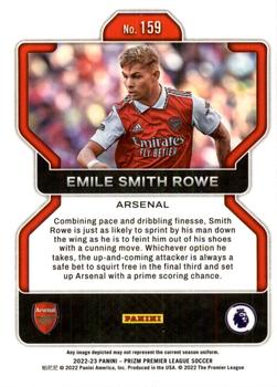 2022-23 Panini Prizm Premier League #159 Emile Smith Rowe Back