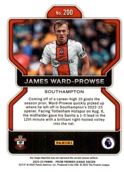 2022-23 Panini Prizm Premier League #200 James Ward-Prowse Back