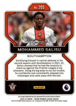 2022-23 Panini Prizm Premier League #205 Mohammed Salisu Back