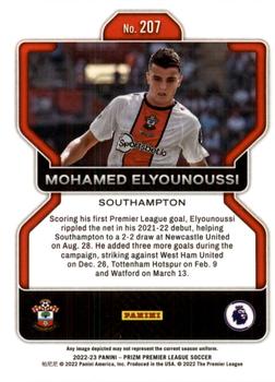 2022-23 Panini Prizm Premier League #207 Mohamed Elyounoussi Back
