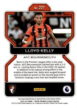 2022-23 Panini Prizm Premier League #221 Lloyd Kelly Back