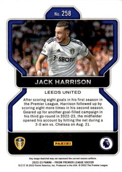 2022-23 Panini Prizm Premier League #258 Jack Harrison Back