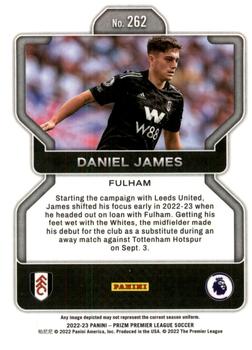 2022-23 Panini Prizm Premier League #262 Daniel James Back