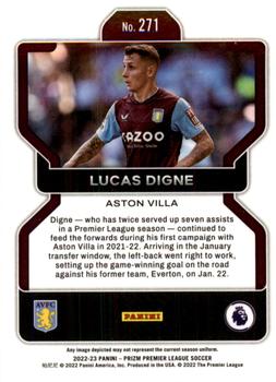 2022-23 Panini Prizm Premier League #271 Lucas Digne Back