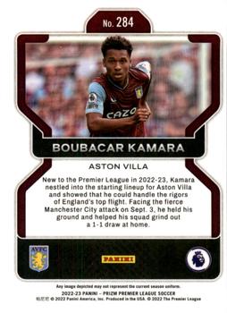 2022-23 Panini Prizm Premier League #284 Boubacar Kamara Back