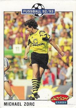 1992-93 Panini Bundesliga Fussball Action Cards #56 Michael Zorc Front