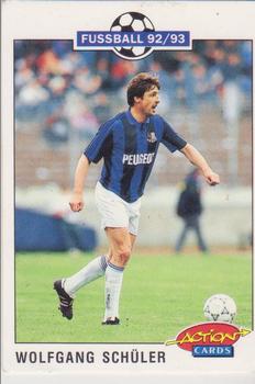 1992-93 Panini Bundesliga Fussball Action Cards #188 Wolfgang Schuler Front