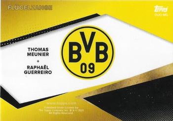 2021-22 Topps Borussia Dortmund - Duo Cards #DUO-MG Thomas Meunier / Raphaël Guerreiro Back