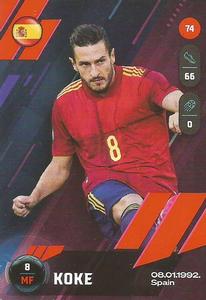 2022 Play-Time Goal Stars World Cup 2022 #74 Koke Front