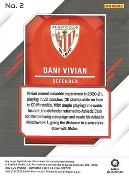 2021-22 Donruss Elite LaLiga Santander #2 Dani Vivian Back