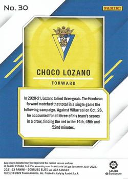 2021-22 Donruss Elite LaLiga Santander #30 Choco Lozano Back