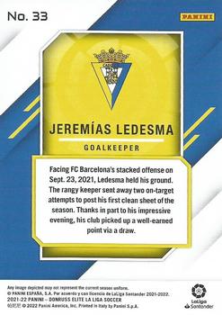 2021-22 Donruss Elite LaLiga Santander #33 Jeremías Ledesma Back