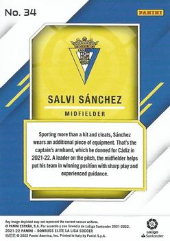 2021-22 Donruss Elite LaLiga Santander #34 Salvi Sánchez Back