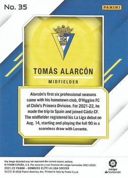 2021-22 Donruss Elite LaLiga Santander #35 Tomas Alarcon Back