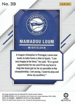 2021-22 Donruss Elite LaLiga Santander #39 Mamadou Loum Back