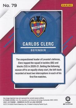 2021-22 Donruss Elite LaLiga Santander #79 Carlos Clerc Back