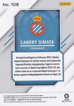 2021-22 Donruss Elite LaLiga Santander #109 Landry Dimata Back