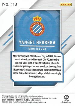 2021-22 Donruss Elite LaLiga Santander #113 Yangel Herrera Back