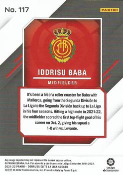 2021-22 Donruss Elite LaLiga Santander #117 Iddrisu Baba Back