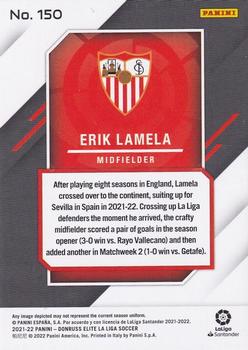 2021-22 Donruss Elite LaLiga Santander #150 Erik Lamela Back