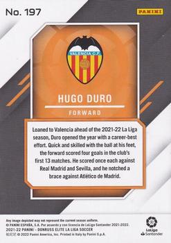 2021-22 Donruss Elite LaLiga Santander #197 Hugo Duro Back