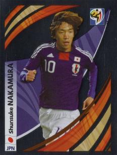 2010 Panini FIFA World Cup Stickers (Black Back) - Tournament Tracker #TT-L Shunsuke Nakamura Front