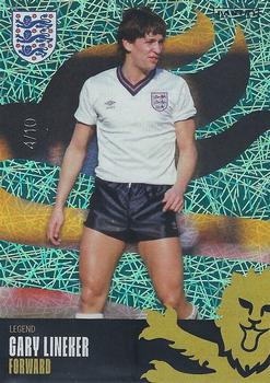 2022 Panini The Best of England - Green Laser #47 Gary Lineker Front