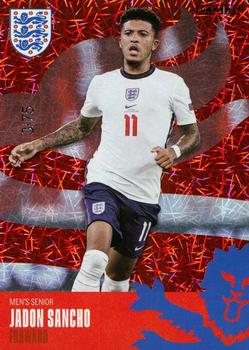 2022 Panini The Best of England - Red Laser #21 Jadon Sancho Front
