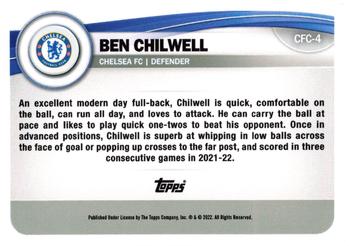2022-23 Topps Chelsea Fan Set #CFC-4 Ben Chilwell Back