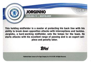2022-23 Topps Chelsea Fan Set #CFC-9 Jorginho Back