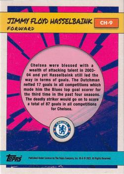 2022-23 Topps Chelsea Fan Set - Heroes #CH-9 Jimmy Floyd Hasselbaink Back