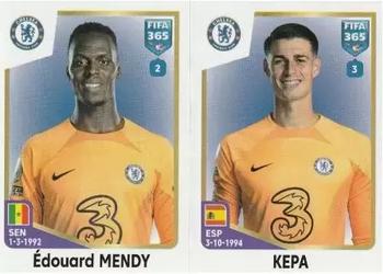 2023 Panini FIFA 365 The Golden World of Football #54 Édouard Mendy / Kepa Front