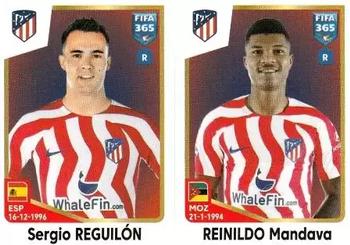 2023 Panini FIFA 365 The Golden World of Football #137 Sergio Reguilón / Reinildo Mandava Front
