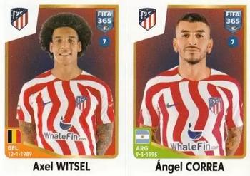 2023 Panini FIFA 365 The Golden World of Football #144 Axel Witsel / Ángel Correa Front