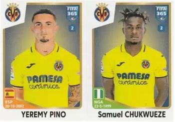 2023 Panini FIFA 365 The Golden World of Football #192 Yéremi Pino / Samuel Chukwueze Front