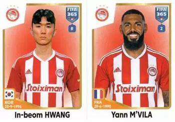 2023 Panini FIFA 365 The Golden World of Football #270 In-beom Hwang / Yann M’Vila Front