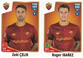 2023 Panini FIFA 365 The Golden World of Football #344 Zeki Çelik / Roger Ibañez Front