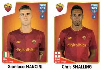 2023 Panini FIFA 365 The Golden World of Football #346 Gianluca Mancini / Chris Smalling Front