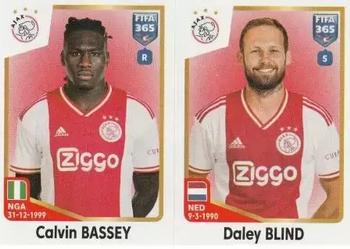 2023 Panini FIFA 365 The Golden World of Football #376 Calvin Bassey / Daley Blind Front