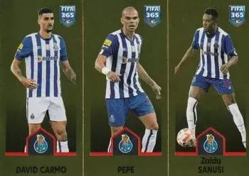 2023 Panini FIFA 365 The Golden World of Football #391 David Carmo / Pepe / Zaidu Sanusi Front