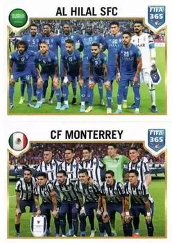 2023 Panini FIFA 365 The Golden World of Football #429 Al-Hilal SFC / C.F. Monterrey Front
