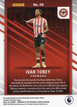 2021-22 Donruss Elite Premier League - Spellbound #20 Ivan Toney Back