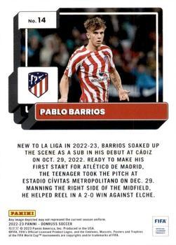 2022-23 Donruss - Silver #14 Pablo Barrios Back