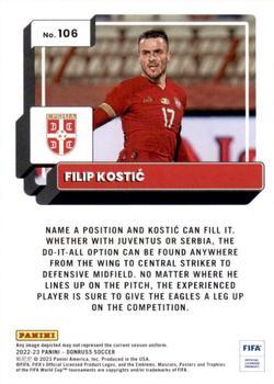 2022-23 Donruss - Silver #106 Filip Kostic Back