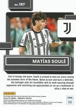 2022-23 Donruss - Silver #197 Matias Soule Back