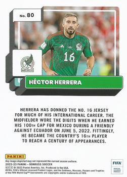 2022-23 Donruss - Teal #80 Hector Herrera Back