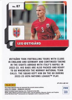 2022-23 Donruss - Optic Red #87 Leo Ostigard Back