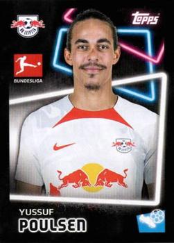 2022-23 Topps Bundesliga Offizielle Sticker #232 Yussuf Poulsen Front