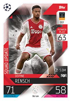 2022-23 Topps Match Attax UEFA Champions League & UEFA Europa League Extra - Squad Update #SU 20 Devyne Rensch Front