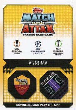 2022-23 Topps Match Attax UEFA Champions League & UEFA Europa League Extra - Away Kit #AK 23 Nicolò Zaniolo Back